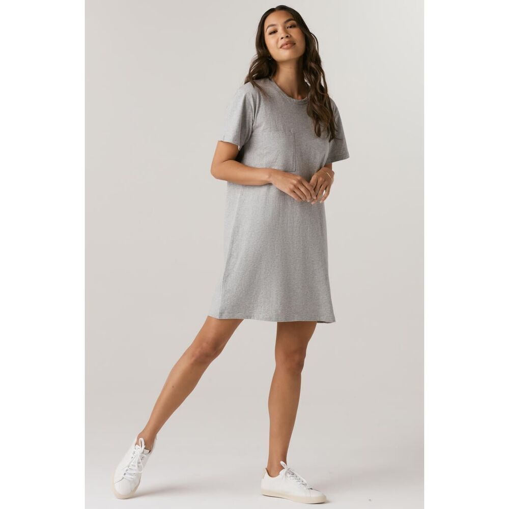 Vetta Capsule T-Shirt Drezs size xs Heather Gray Organic cotton minimalist